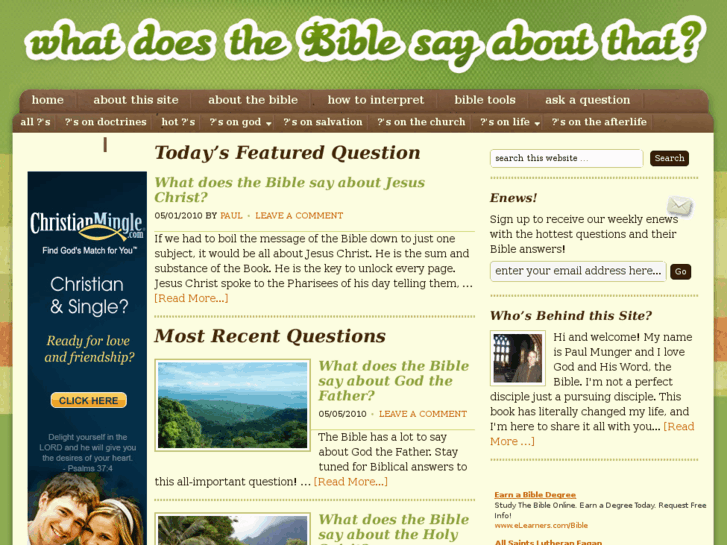 www.whatdoesthebiblesayaboutthat.com