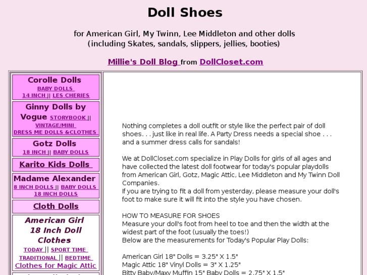 www.americangirldollshoes.com