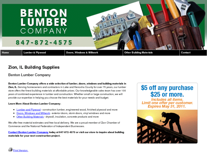 www.bentonlumber.com