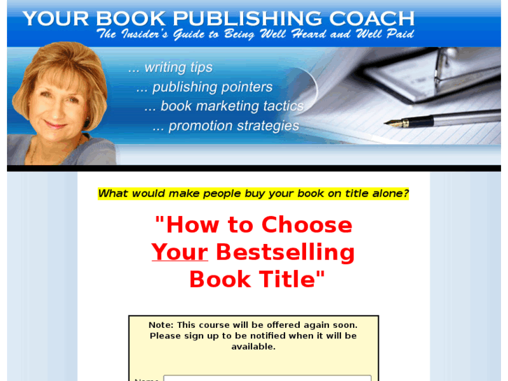 www.choosingyourbestsellingtitle.com