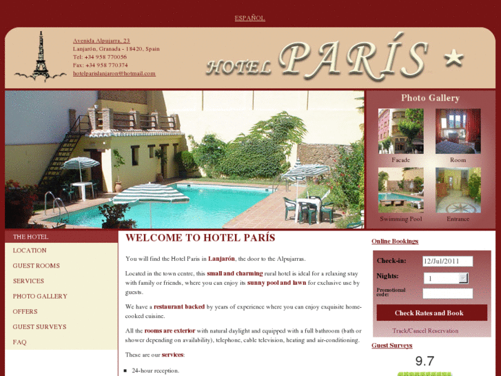 www.hotelparislanjaron.com