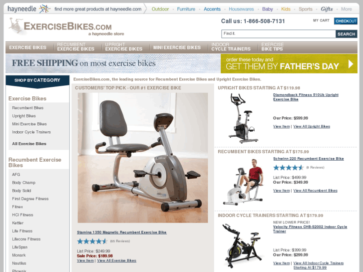 www.justexercisebikes.com