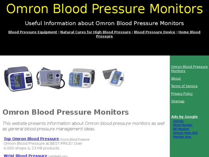 www.omronbloodpressuremonitorsinfo.com