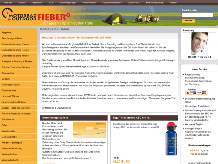 www.outdoorfieber-shop.de