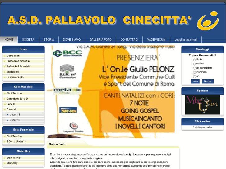 www.pallavolocinecitta.com