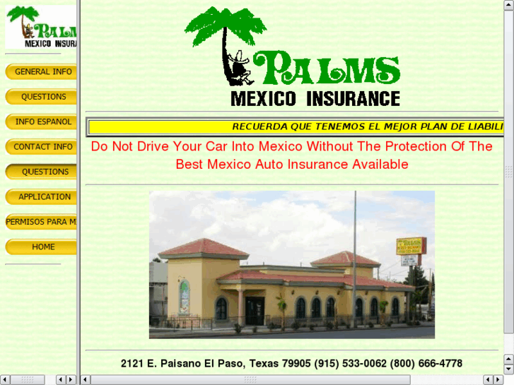www.palmsmexicoinsurance.com