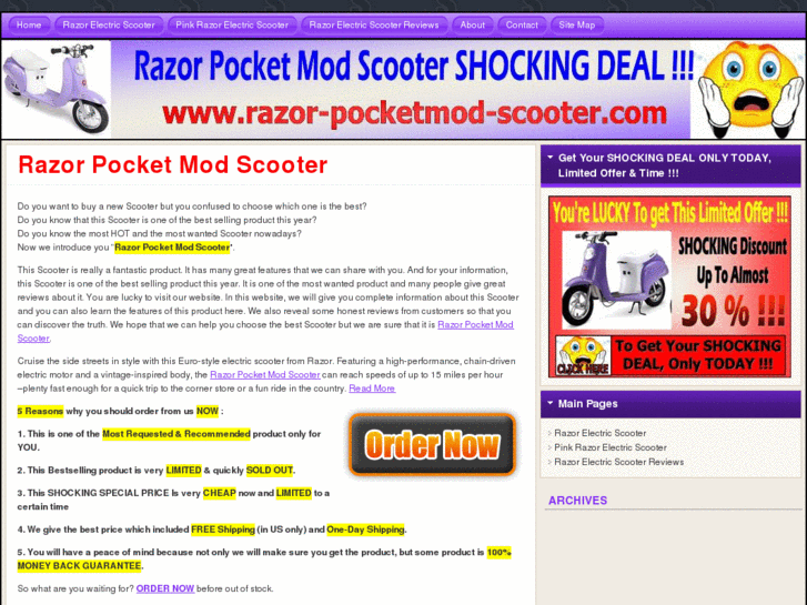 www.razor-pocketmod-scooter.com