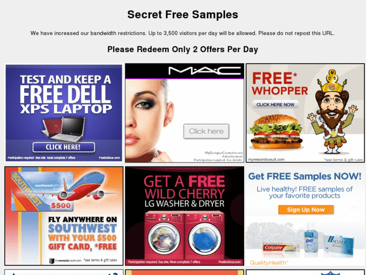 www.secretfreesamples.com