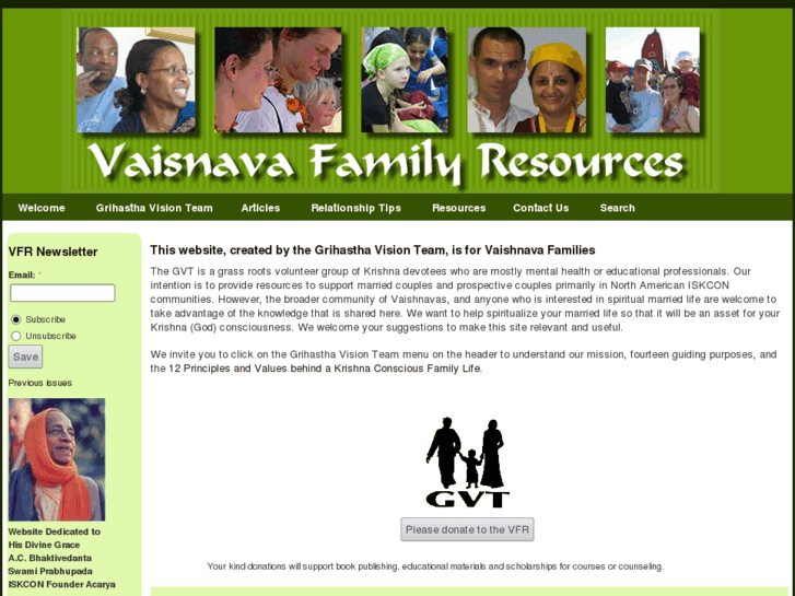 www.vaisnavafamilyresources.org