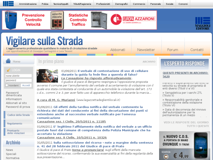 www.vigilaresullastrada.it