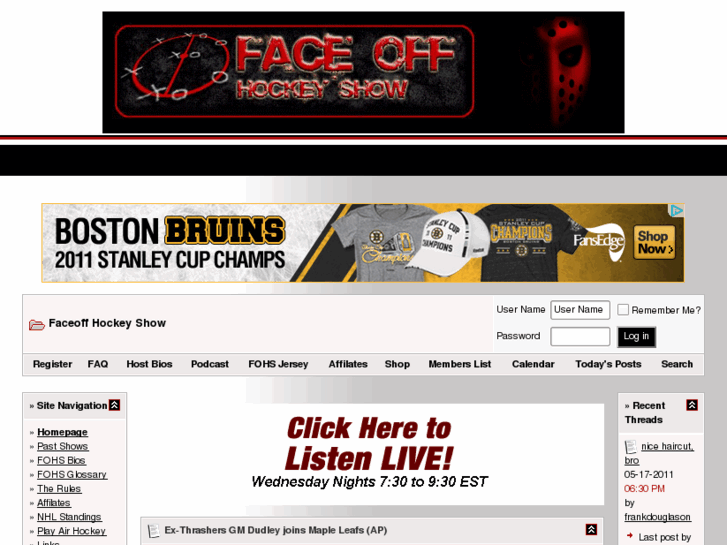 www.faceoffhockeyshow.com