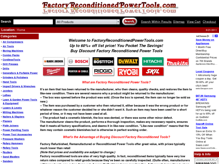 www.factoryreconditionedpowertools.com