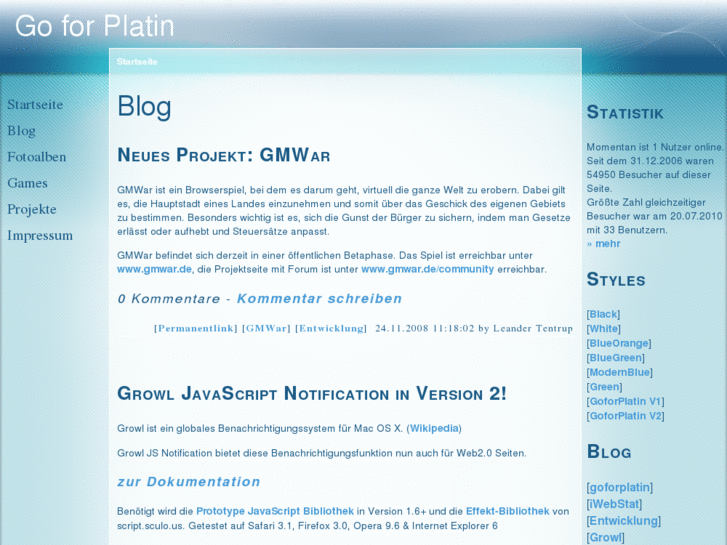 www.goforplatin.de