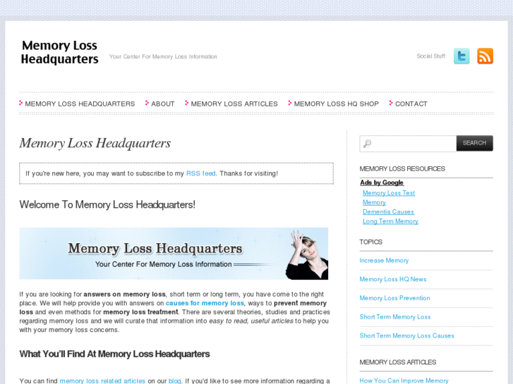 www.memorylosshq.com