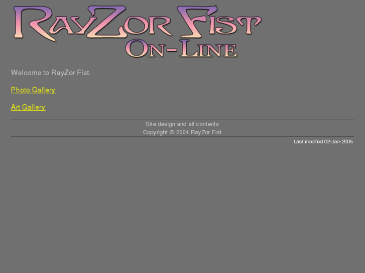 www.rayzorfist.org