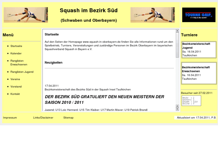 www.squash-in-oberbayern.de