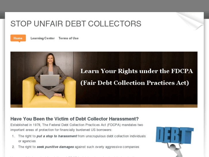 www.stopunfairdebtcollectors.com