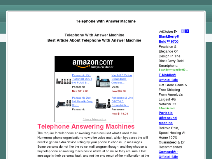 www.telephonewithanswermachine.com