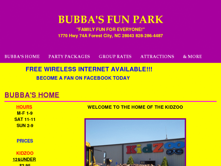 www.bubbasfunpark.com