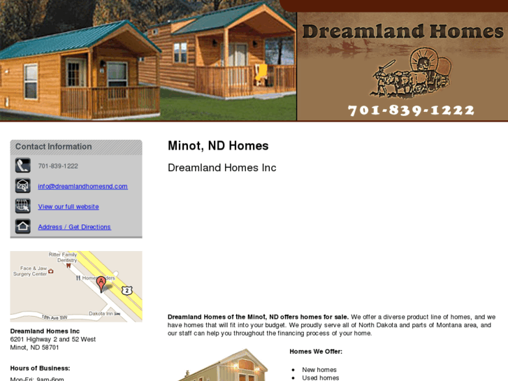 www.dreamlandcabinsnd.com