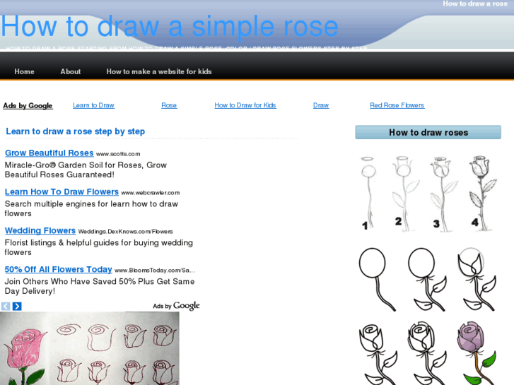 www.howtodrawasimplerose.com