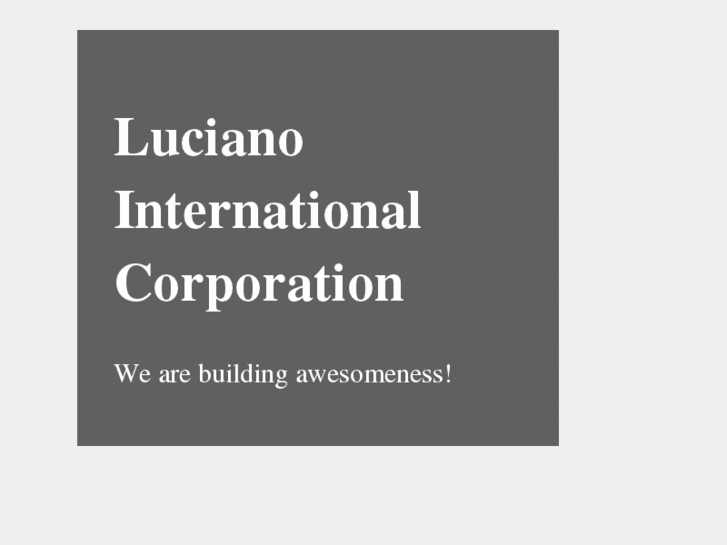 www.lucianointernational.com