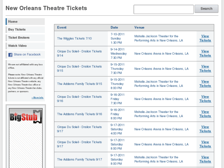 www.neworleanstheatretickets.com