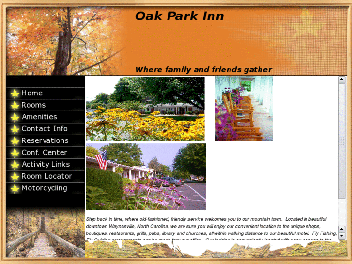 www.oakparkinn-waynesville.com