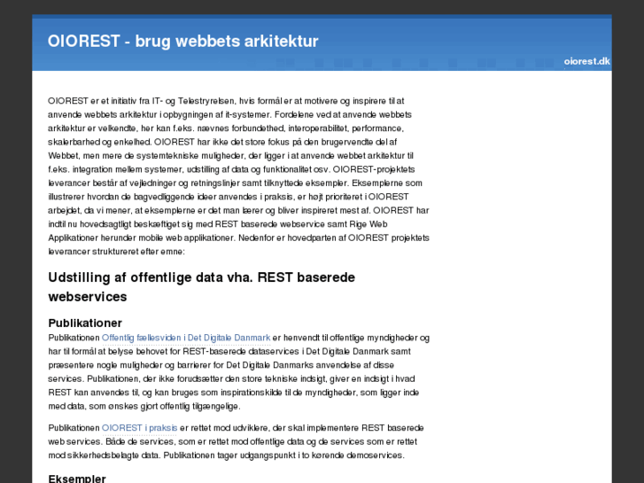 www.oiorest.dk