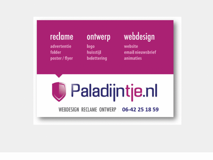 www.paladijntje.nl