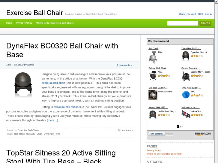 www.exerciseballchairs.com