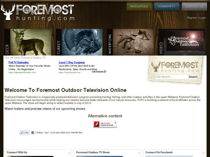 www.foremostoutdoortv.com