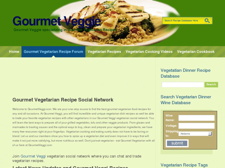 www.gourmetveggie.com