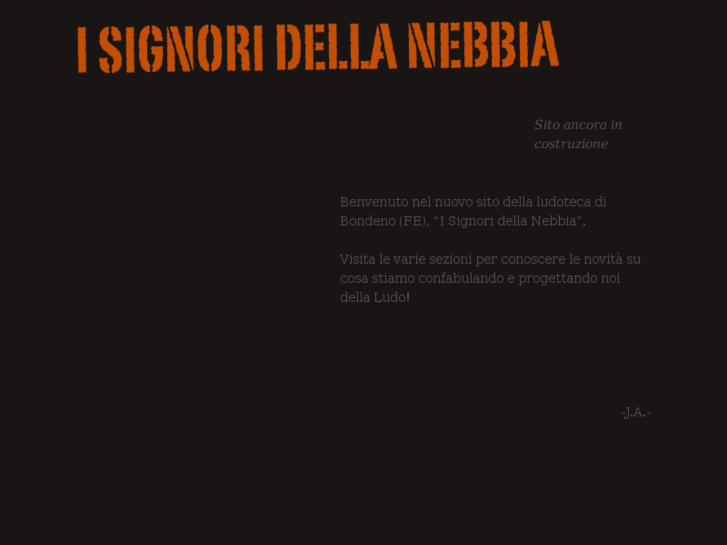 www.isignoridellanebbia.org