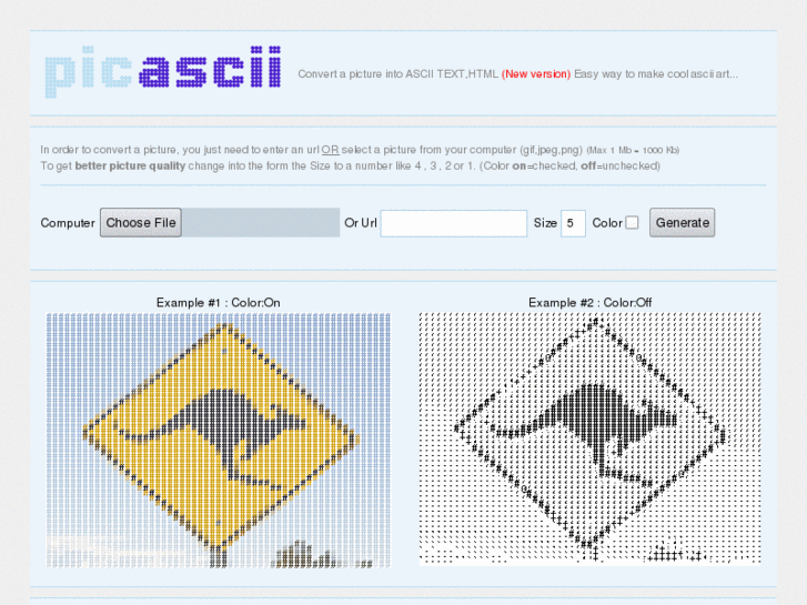 www.picascii.com