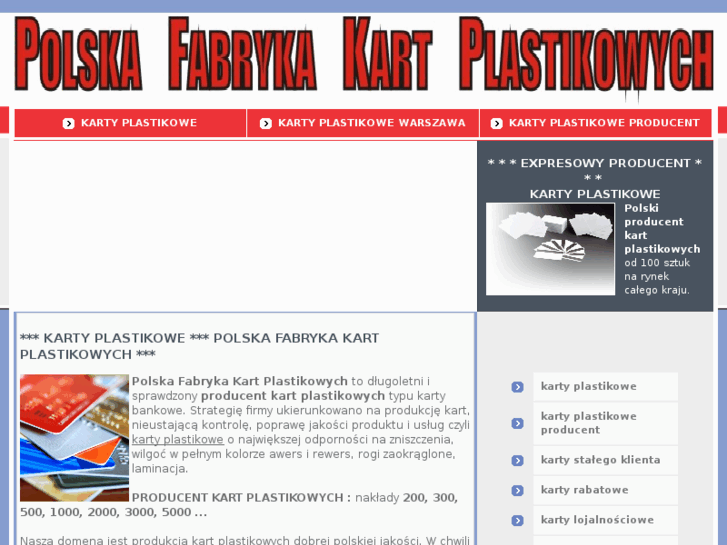 www.plastikowekarty.net