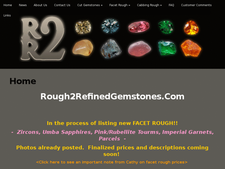 www.roughtorefinedgemstones.com