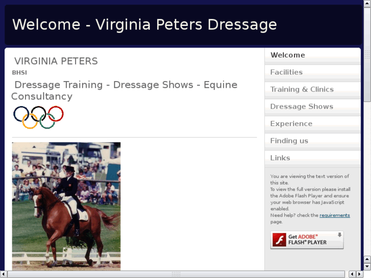 www.virginiapetersdressage.com