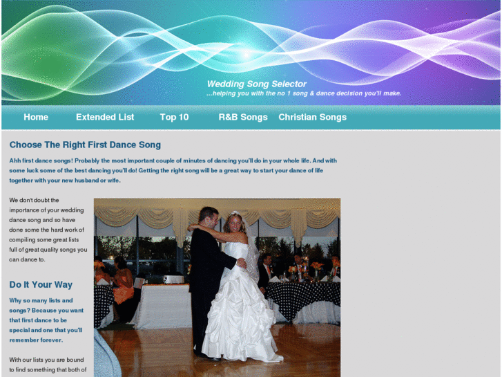 www.weddingsongselector.com