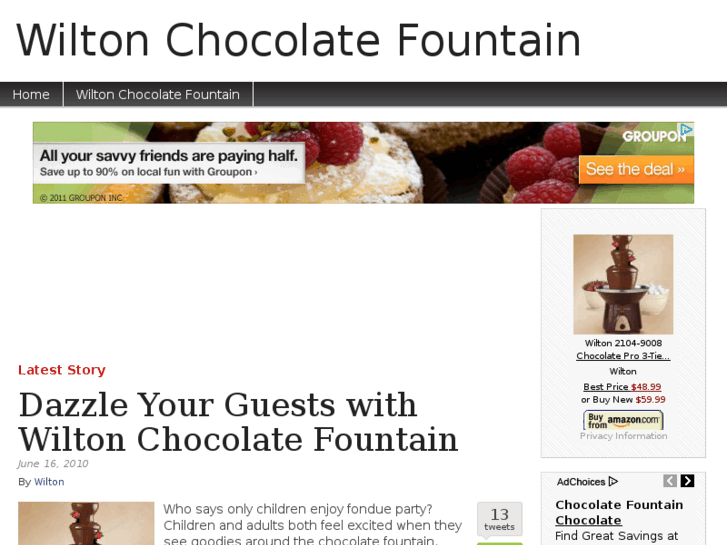 www.wiltonchocolatefountain.com