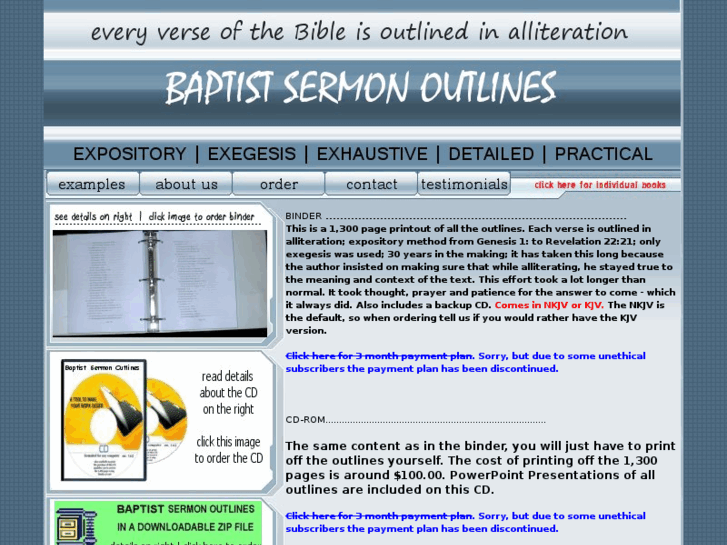 www.baptistsermonoutlines.com