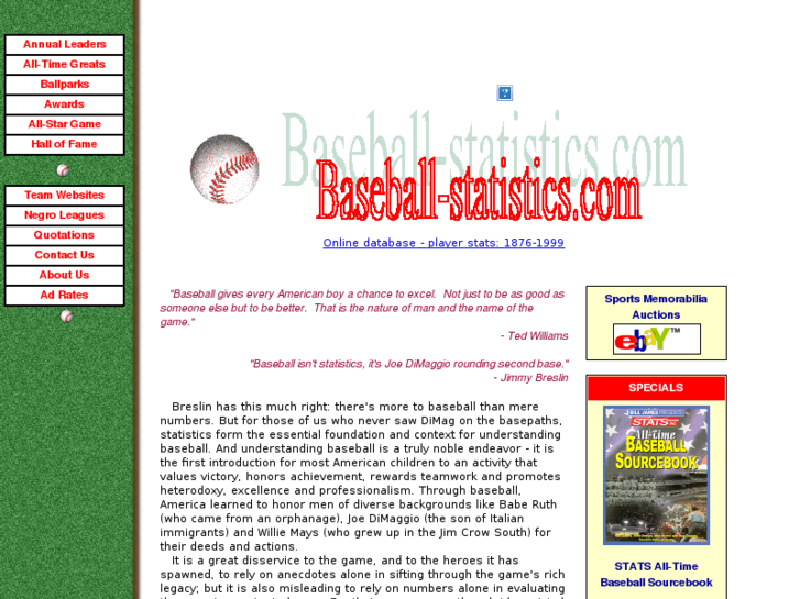 www.baseball-statistics.com