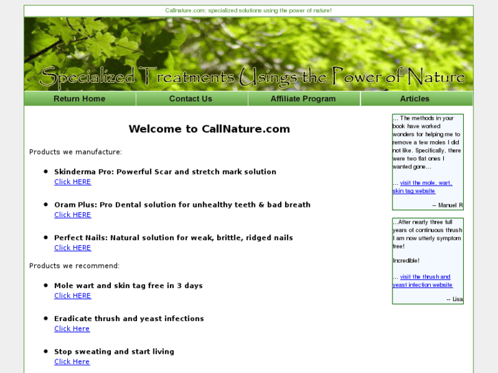 www.callnature.com