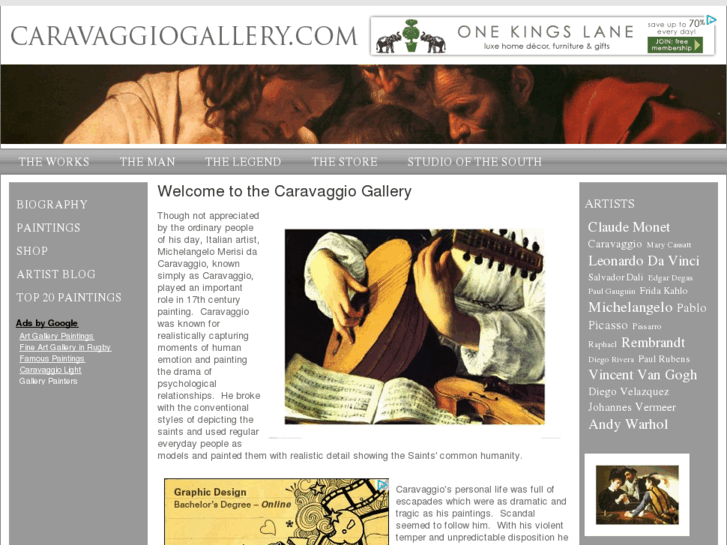 www.caravaggiogallery.com