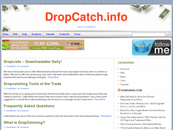 www.dropcatch.info