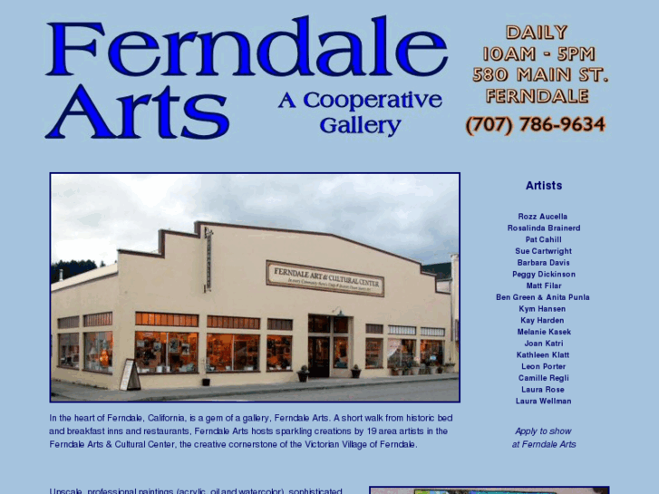 www.ferndaleartgallery.com