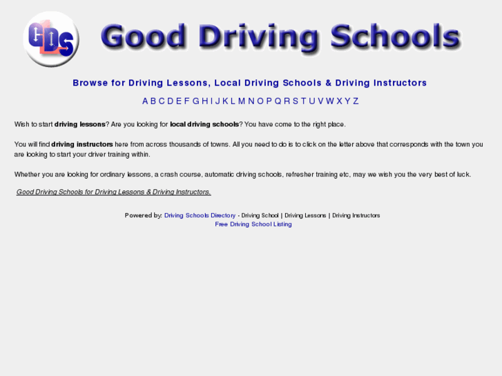 www.gooddrivingschools.com