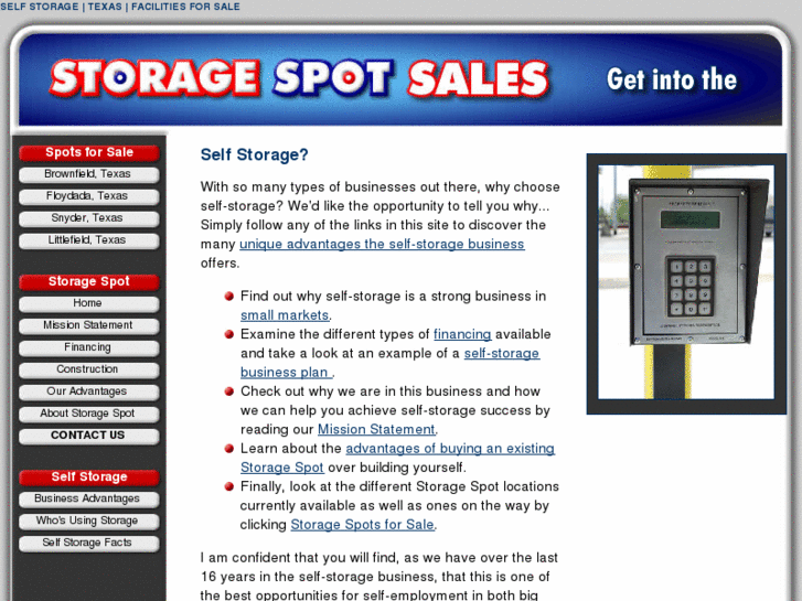 www.storagespotsales.com