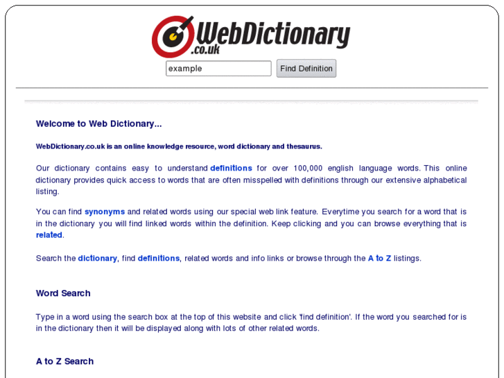 www.webdictionary.co.uk