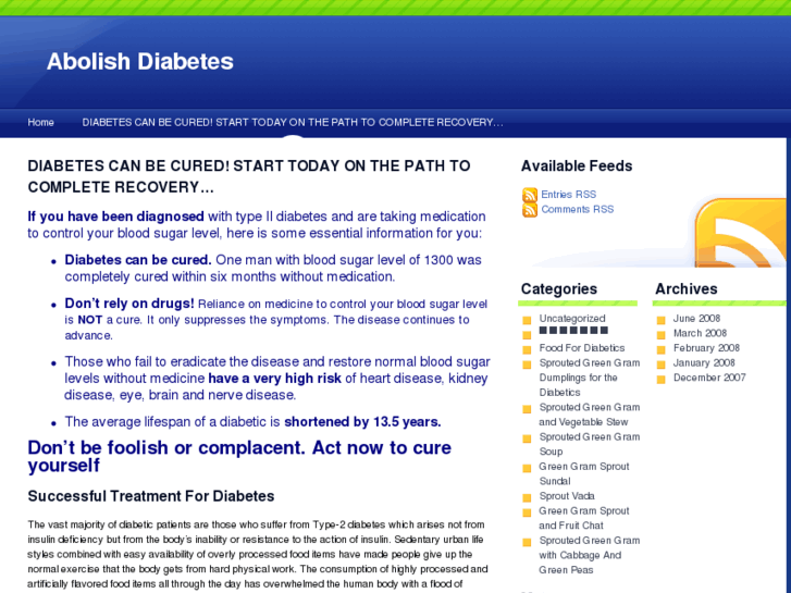 www.abolishdiabetes.com